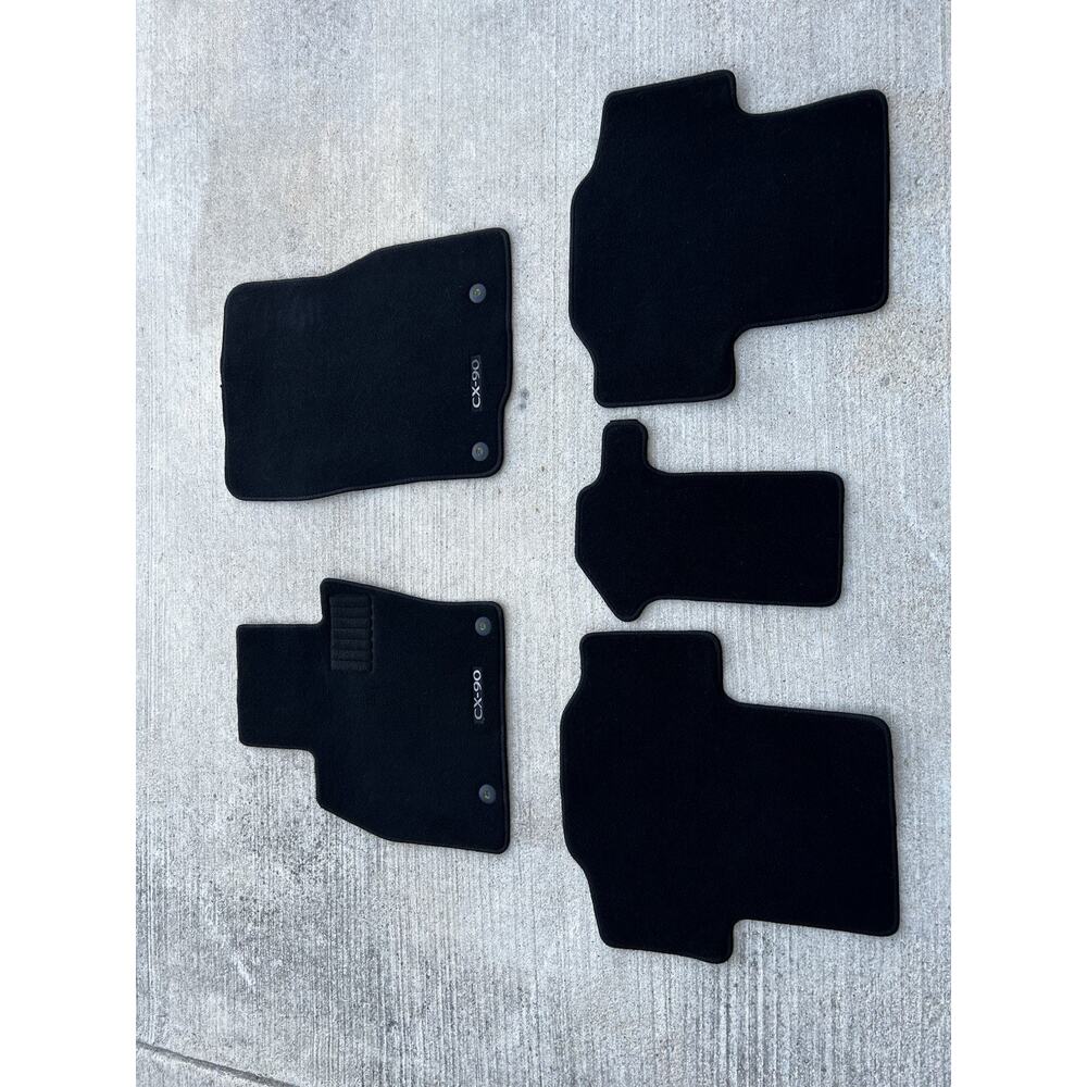 2024 - 2025 MAZDA CX-90 INTERIOR FLOOR CARPET COVER MAT SET OF 5 OEM KMV668666